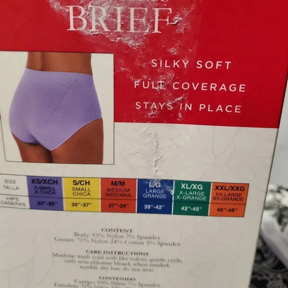 Carole Hochman | Ladies' Seamless Brief | 5-pack | Cool Color | NWT - Picture 3 of 3